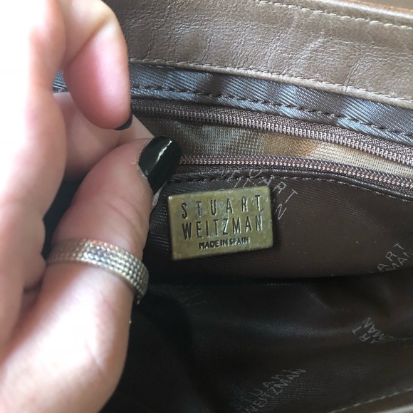 Stuart Weitzman Brown Suede Handbag - Picture 4 of 4